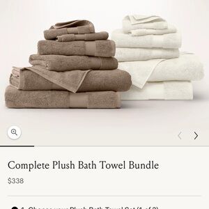 Luxurious Bath Towel Set - Natural